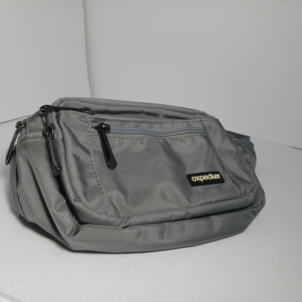 Oxpecker Waist Bag Fanny Pack Gray Unisex Bags